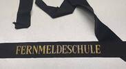 Deutschland BRD Militaria Fernmeldeschule Mützenband Bundeswehr Marinefernmeldeschule -