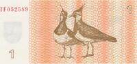 Litauen 1 Talon Talonas Geldschein Banknote -