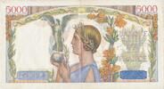 Frankreich 5000 Francs Geldschein Banknote, Victoire -