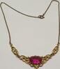 Antikschmuck Collier Biedermeier Kette Antik Haslkette Double Amerik -