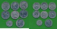 Großbritannien 25 New Pence, 1 Crown, 50 Pence 8 Münzen, Lot , Elisabeth II. (1952-2022) -