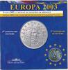 Frankreich 1/4 Euro Währungsunion im Blister -