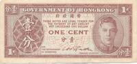 Hong Kong Hongkong 1 Cent Georg VI -