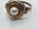 Goldschmuck , vintage 8K, 333er Gold Ring, Perlenring , Goldring mit Akoya Perle -