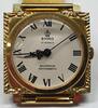 Mechanische Herrenarmbanduhr vintage EMRO Uhr Herrenuhr Armbanduhr 17 Jewels Handaufzug vergoldet -