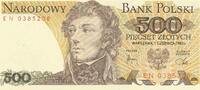 Polen 500 Zloty Zlotych Narodowy Bank Polski -