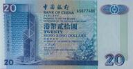 Hong Kong 20 Dollars -