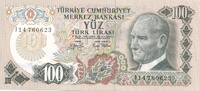 Türkei Türkiye 100 Lira 6.Emisyon 2.Tertip 100 Türk Lirasi Serie: I14760623 -