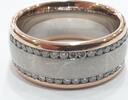 Goldring Memory Brillant Ring 600 Platin + 585 / 14 Kt Gold Platinring -
