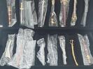 Militaria , Charles Harrington Blankwaffen der Welt, Miniaturenset , 12 Stück,mit Box und Zertifikat -
