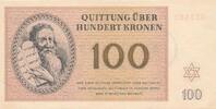 Deutschland Drittes Reich 100 Kronen Ghetto Theresienstadt -