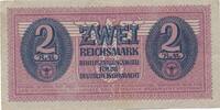 Deutschland Drittes Reich 2 Reichsmark ohne KN, Behelfszahlungsmittel für die Deutsche Wehrmacht -