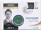Deutschland BRD 2 Euro Polymer Ausgabe Numisbrief 100. Geburtstag Helmut Schmidt , Polymerring -
