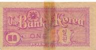 Südkorea Korea 1 Won Banknote -