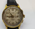 Herrenuhr Uhr Leuba Chronograph Geneva Incabloc Antimagnetic 17 Jewels -