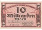 Remscheid 10 Milliarden Mark Gutschein der Stadt -