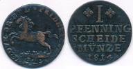 Braunschweig/Lüneburg 1 Pfennig Scheide Münze -