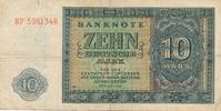 DDR 10 Mark 1948 KN rot, 7 stellig 2 Buchstaben vor KN stark gebraucht IV 4,90 EUR Differenzbesteuert nach §25a UStG zzgl. 3,00 EUR Versand