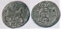 Polen Doppeldenar Litauen Półgrosz Sigismund II (1545 - 1572) II Denar -