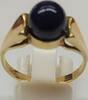 Ring 14 Karat Gold 585er mit Lapislazuli Lapis Lazuli Goldring -