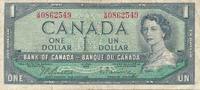 Canada 1 Dollar Geldschein Banknote -