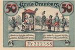 Dramburg 50 Pfennig Notgeld des Kreises -