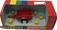 Britains Traktor Anhänger Mini Trailer Kompaktanhänger In Rot 9553 M 1:32 -