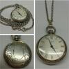 Uhr mit Silberkette Princess Handaufzug Kettenuhr Silberkettenuhr -