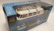 Welly 62 VW Volkswagen Classical Bus 1:24 Blau Weiss OVP Modellauto -