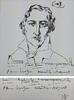 Horst Janssen : Original Zinkographie Heinrich Heine Laatzen handsigniert -