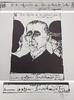 Horst Janssen : Original Zinkographie handsigniert Hermann Laazen Buchhandlung -
