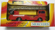 Mercedes Modellauto Toner Gam Camion Echelle OVP Löschfahrzeug Feuerwehr -