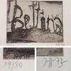 Horst Janssen : original RADIERUNG , handsigniert + nummeriert 19/30 -