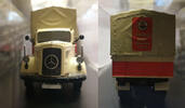 Mercedes Benz 1:43 SCHUCO L6600 LKW Modellauto Anhänger Lederer Bräu -