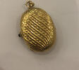 Uhr Medaillon Royal Modeschmuck Vergoldet -