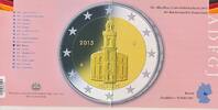 Deutschland BRD 5x 2 Euro, ADFGJ 2 Euro Gedenkmünzen Länderserie - Hessen -