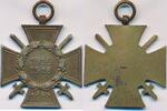 Deutsches Reich Deutschland I. Weltkrieg , Militaria Ehrenkreuz für Frontkämpfer mit Schwerter , ohne Band, B.H. -