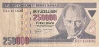 Türkei 250000 Liras -
