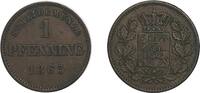 Altdeutschland/ Bayern 1 Pfennig Maximilian II. Joseph -
