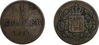 Altdeutschland/ Bayern 1/2 Kreuzer Maximilian II. Joseph -