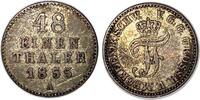 Altdeutschland/ Mecklenburg-Schwerin 1/48 Taler Friedrich Franz II. -