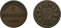 Altdeutschland/ Bayern 1 Pfennig -