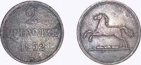 Altdeutschland/ Braunschweig-Wolfenbüttel 2 Pfennig -