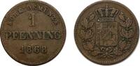 Altdeutschland/ Bayern 1 Pfennig -