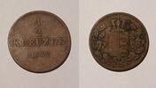 Deutschland, Altdeutschland 1/2 Kreuzer Württemberg -