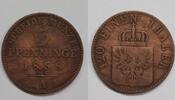 Altdeutschland 3 Pfennig Brandenburg-Preußen -