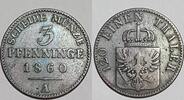 Altdeutschland, Preußen 3 Pfennig Brandenburg-Preußen -