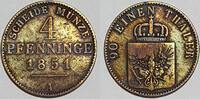 Altdeutschland, Preußen 4 Pfennig Brandenburg-Preußen -