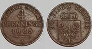 Altdeutschland, Preußen 4 Pfennig Brandenburg-Preußen -