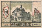 Osnabrück 75 Pfennig Notgeldersatz Gutschein Hotel Germania für Speis und Trank - selten - -